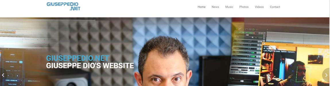 Giuseppe Dio's new website